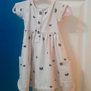 Sweethoney Pink Kitties Dress 3T
